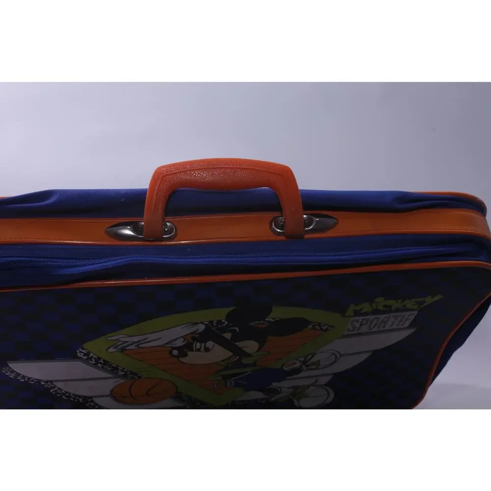 Disney Mickey Sportif Suitcase, Blue, Children's, 18x12